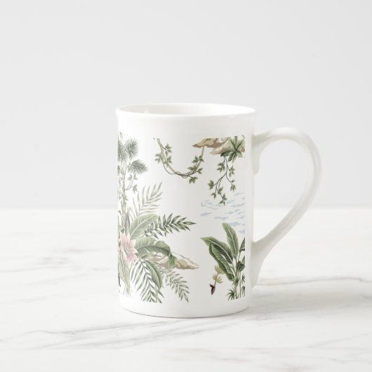 Chinoiserie Pattern Porselein Kop (Rechts)