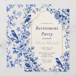 Chinoiserie Pensioenfeest Kaart