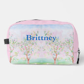 Chinoiserie preppy waterverf grootmillennial toilettasje (Voorkant)