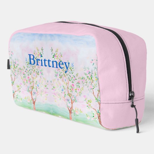 Chinoiserie preppy waterverf grootmillennial toilettasje (Rechterhoek)