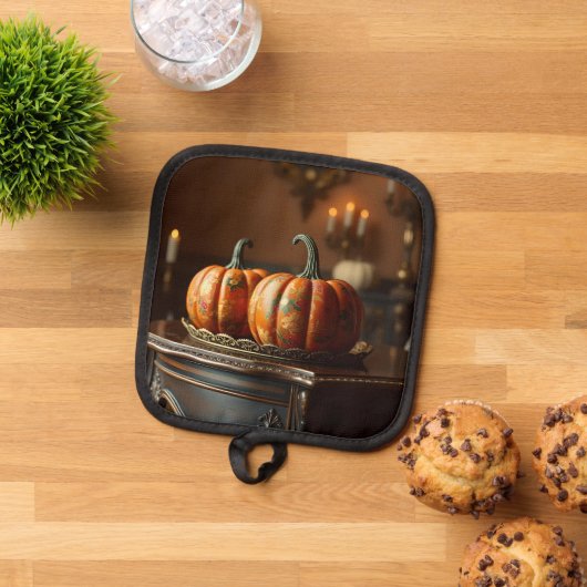 Chinoiserie pumpkins pannenlap (Top down)