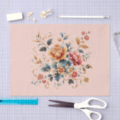 Chinoiserie Rich Floral Tissuepapier (Craft)