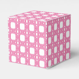 Chinoiserie Rietwerk in Roze Bedankdoosjes