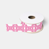 Chinoiserie Rietwerk in Roze Grosgrain Lint (Spoel)