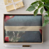 Chinoiserie Rode Koi Karper & Heldhaftige Jongen P Tissuepapier (Geschenk)
