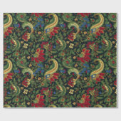  Chinoiserie Rood Geel Groen Cadeaupapier (Vlak)