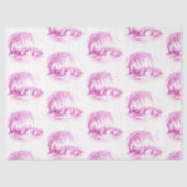 Chinoiserie Roze Wilgenwaterbrug Tissuepapier (Voorkant)