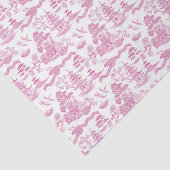 Chinoiserie Roze Willow - ontgiftepapier Tissuepapier (Detail)