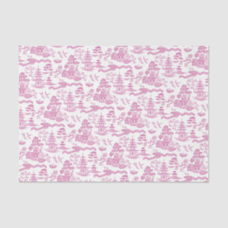 Chinoiserie Roze Willow - ontgiftepapier Tissuepapier