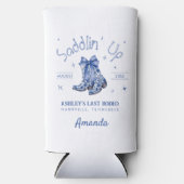 Chinoiserie Saddlin' Up Bachelorette Party Seltzer Blikjeskoeler (Voorkant)