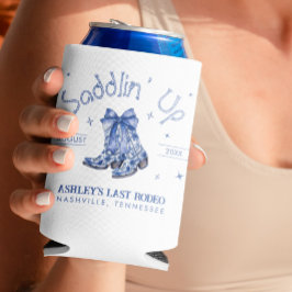 Chinoiserie Saddlin' Up vrijgezellenfeest Seltzer Blikjeskoeler