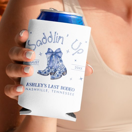 Chinoiserie Sadeltijd Bachelorette Feestje Seltzer Blikjeskoeler