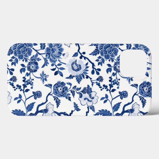Chinoiserie Shades of Blue Case-Mate iPhone Case (Achterkant (horizontaal))