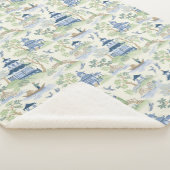 Chinoiserie Sherpa Deken (3/4)