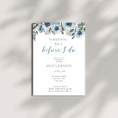 Chinoiserie Something Blue Vrijgezellenfeest Kaart