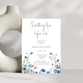 Chinoiserie Something Blue Vrijgezellenfeest Kaart