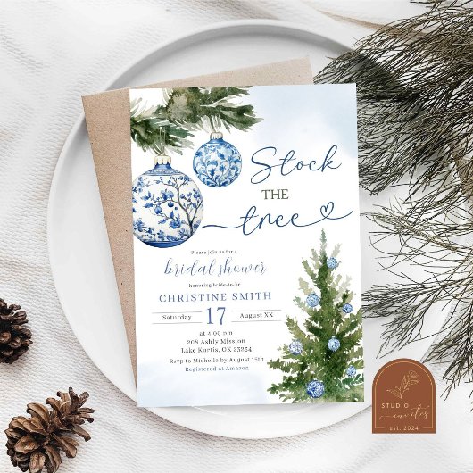 Chinoiserie Stock de Boom Vrijgezellenfeest Kaart