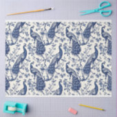 Chinoiserie Style Peacock Theme Tissue Paper Tissuepapier (Craft)