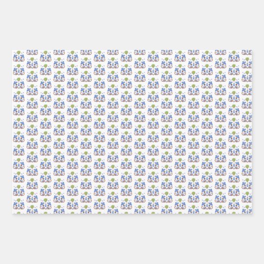 Chinoiserie Tableaus Wrapping Paper (Voorkant 3)