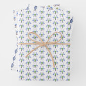 Chinoiserie Tableaus Wrapping Paper (In situ)