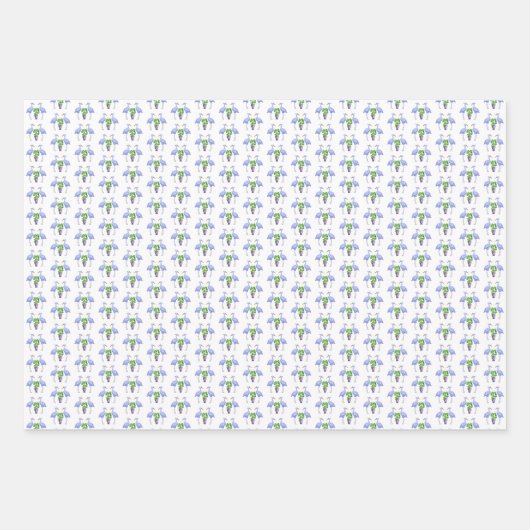 Chinoiserie Tableaus Wrapping Paper (Voorkant)