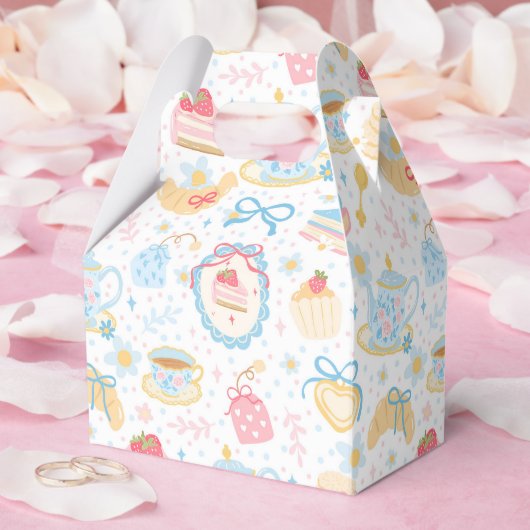 Chinoiserie Teatime Pattern Bedankdoosjes (Huwelijk)