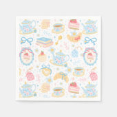 Chinoiserie Teatime Pattern Servet (Voorkant)