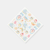 Chinoiserie Teatime Pattern Servet (Hoek)