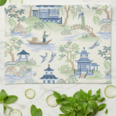 Chinoiserie Theedoek (Gevouwen)