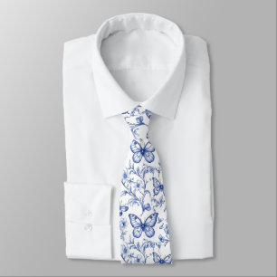 Chinoiserie Toile De Jouy Patroon Stropdas