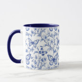 Chinoiserie Toile De Jouy Pattern Mok (Links)