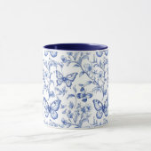 Chinoiserie Toile De Jouy Pattern Mok (Midden)