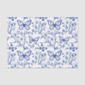 Chinoiserie Toile De Jouy Pattern Tissuepapier (Voorkant)