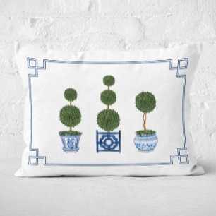 Chinoiserie Topiary Boomstam Accent Kussen