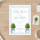 Chinoiserie Topiary Custom Cadeaulabel