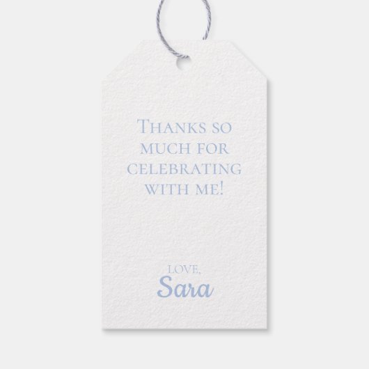 Chinoiserie Topiary Custom Cadeaulabel (Achterkant)