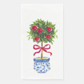 Chinoiserie Topiary Holiday Napkins Servet (Voorkant)