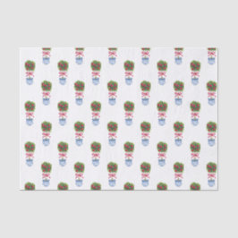 Chinoiserie Topiary Holiday Tissuepapier