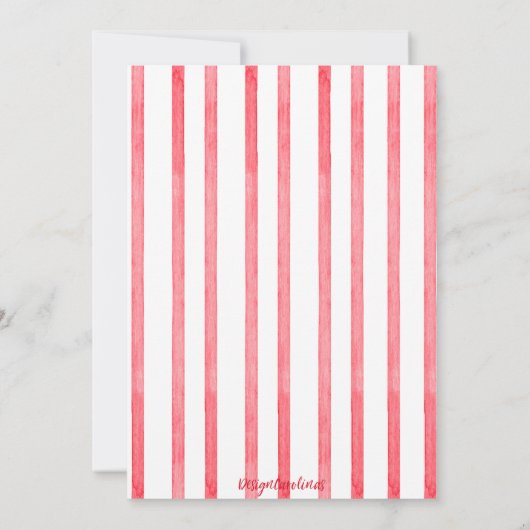 Chinoiserie Topiary Kerstfeest Kaart (Achterkant)