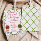 Chinoiserie Topiary Kerstfeest Kaart