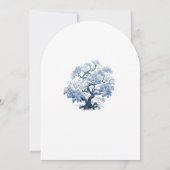 Chinoiserie Tree Motif Afstuderen Arch ID1098 Kaart (Achterkant)