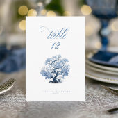 Chinoiserie Tree Motif Tafelnummers ID1094