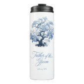 Chinoiserie Tree Motif Vader van Groom ID1094 Thermosbeker (Voorkant)