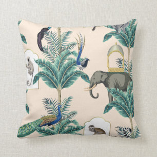 Chinoiserie  tuinafdrukken  kussen