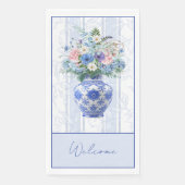 Chinoiserie Vaas Aquarel Servet (Voorkant)