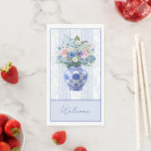 Chinoiserie Vaas Aquarel Servet (Insitu)