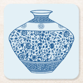  Chinoiserie Vaas Ginger Jar Kartonnen Onderzetters