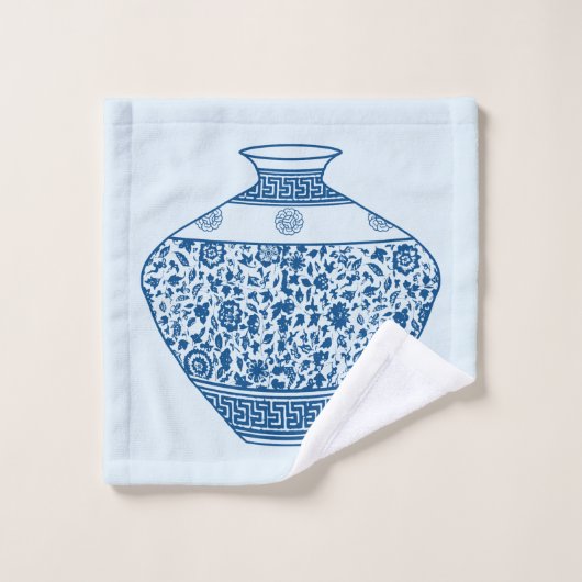 Chinoiserie Vaas Ginger Jar Washandje (Wasdoekje)