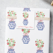 Chinoiserie Vaas Rode Aardbei Gift Enclosure