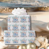 Chinoiserie Vazen met Eucalyptus & Poinsettia's Cadeaupapier